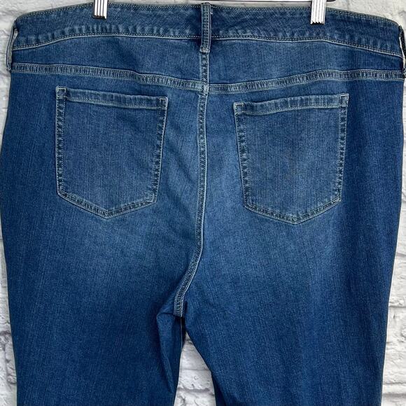 torrid Size 18 Medium Dark Wash Boyfriend Straight Vintage Stretch Mid-Rise Jean - Picture 10 of 13